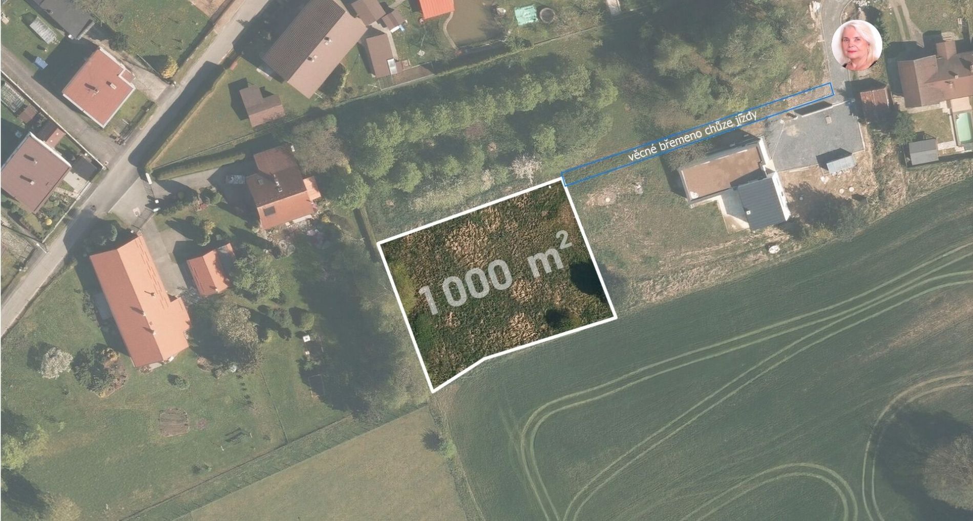 Prodej stavební parcely 1000 m, Nová Bělá, Ostrava